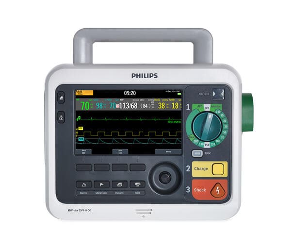Efficia DFM100 monitor/defibrillator