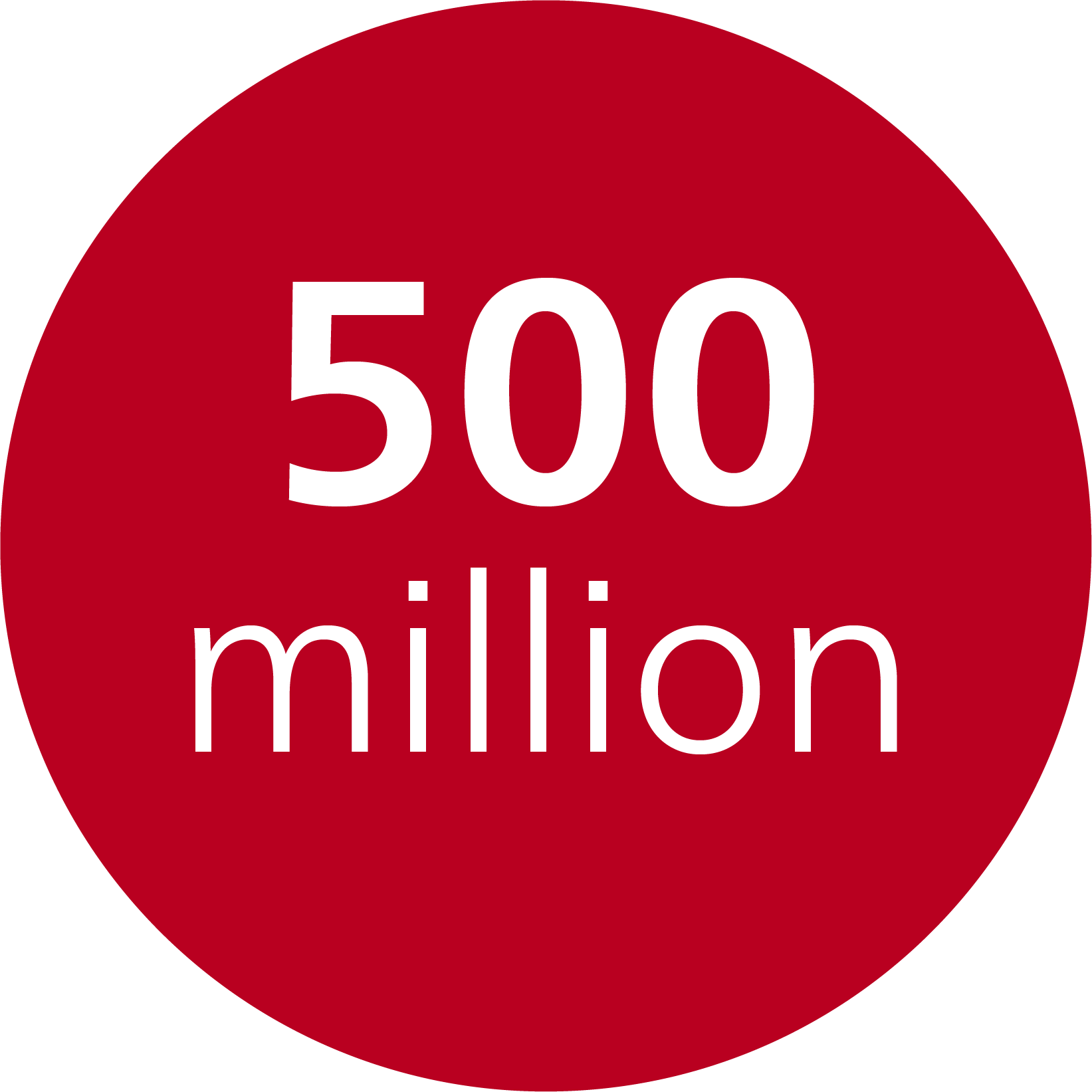 500 millions